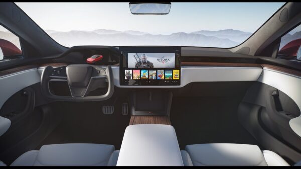 Tesla Model S Interior Dashboard
