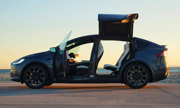 Tesla Model X Plaid Falcon Doors