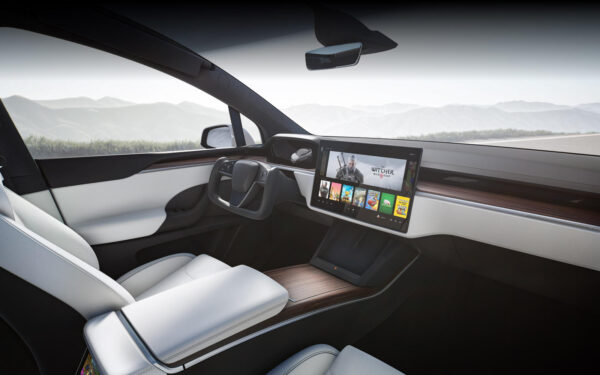 Tesla Model X Plaid Driverside Interior